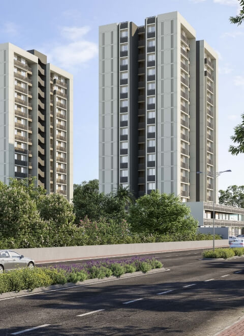 Zion Skyfield 3 bhk flat