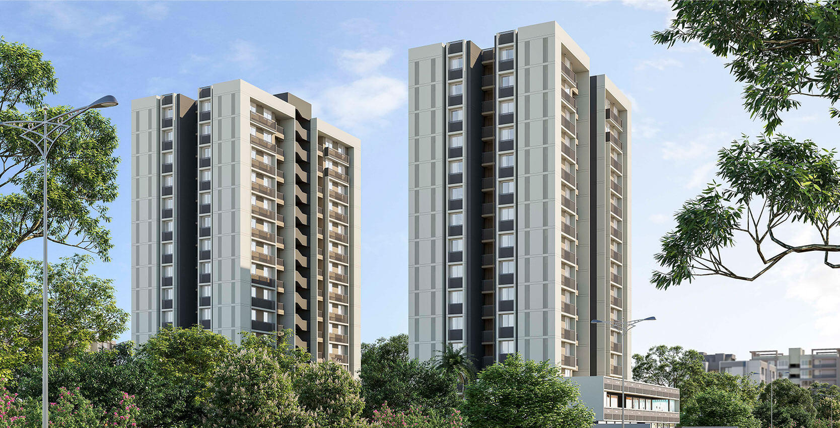 Zion Skyfield 3 bhk flat